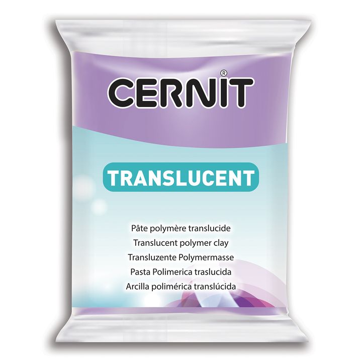 Modelovací hmota Cernit TRANSLUCENT 56g / různé barvy | purple modelovací hmota Cernit