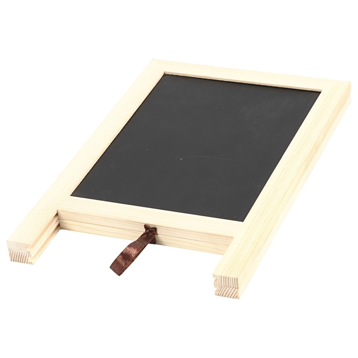 Oboustranná černá tabule na stojanu tabulka na křídy