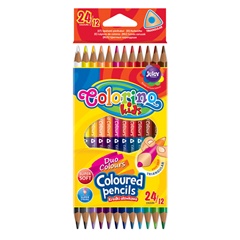 Oboustranné barevné tužky Colorino