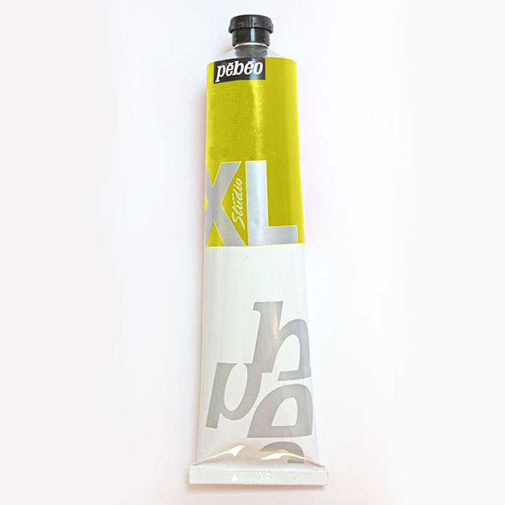 Olejová barva STUDIO XL 200 ml - kadmium citrónově žlutá imit umělecké olejové barvy PEBEO
