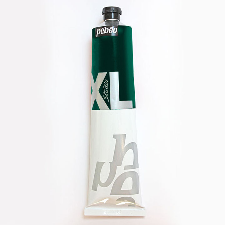 Olejová barva STUDIO XL 200 ml - phtalo smaragdovo zelená umělecké olejové barvy PEBEO