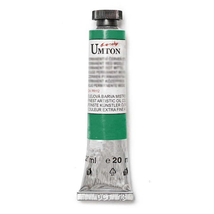 Olejová barva UMTON -Cobalt green light 20 ml olejová barva UMTON