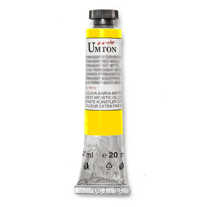 Olejová barva UMTON -Helio gen. yellow middle 20 ml olejová barva UMTON