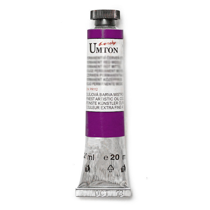 Olejová barva UMTON -Manganese violet 20 ml olejová barva UMTON