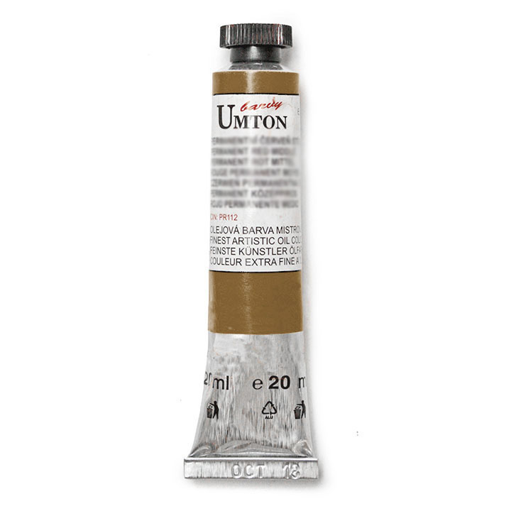 Olejová barva UMTON -Raw Sienna 20 ml olejová barva UMTON