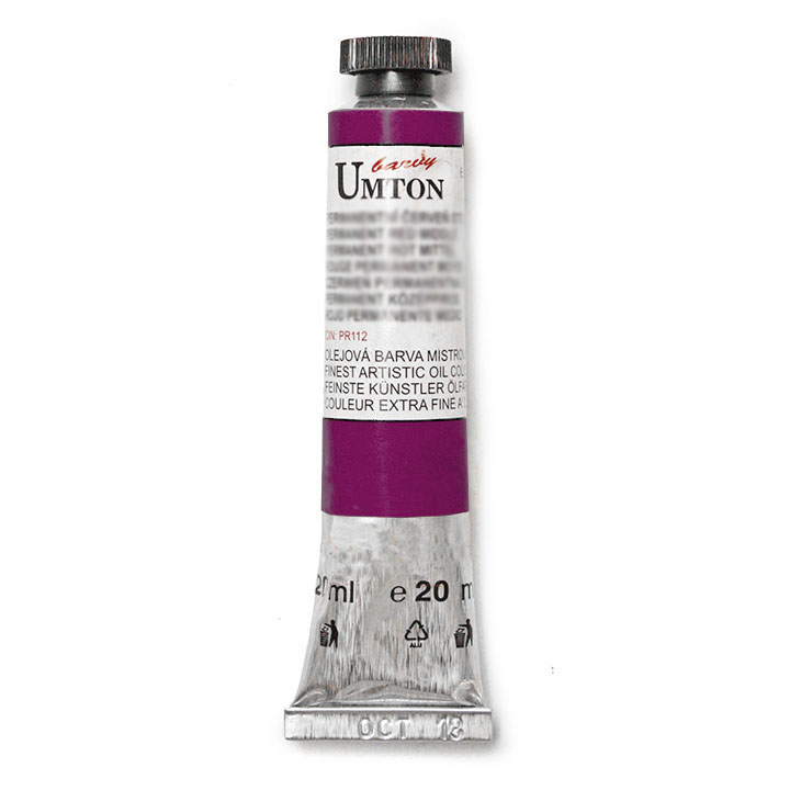 Olejová barva UMTON -Ultramarine pink 20 ml olejová barva UMTON