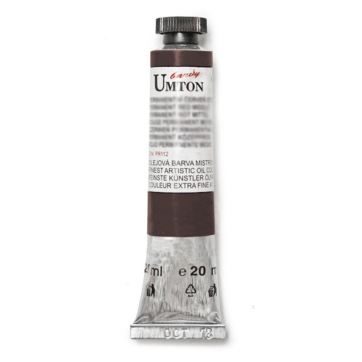 Olejová barva UMTON -Van Dyke brown 20 ml olejová barva UMTON