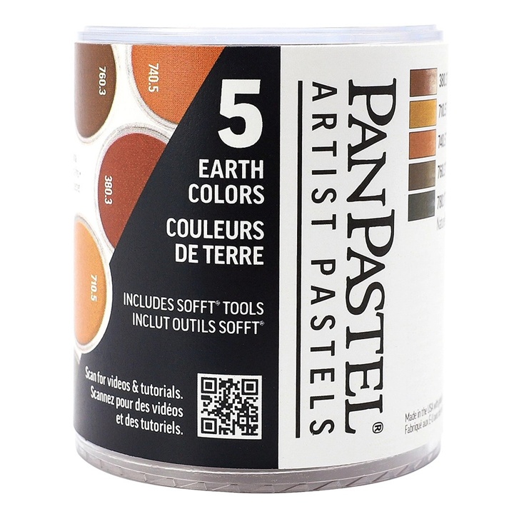 PanPastel Earth Tones Golden Set - 5 ks