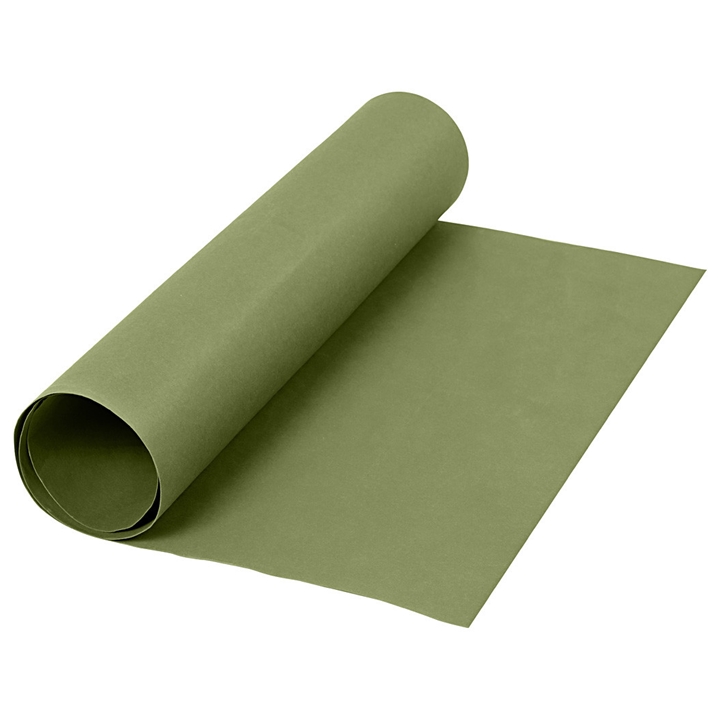 Papír z umělé kůže / různé odstíny | Green kožený papír vhodný na dotvoření