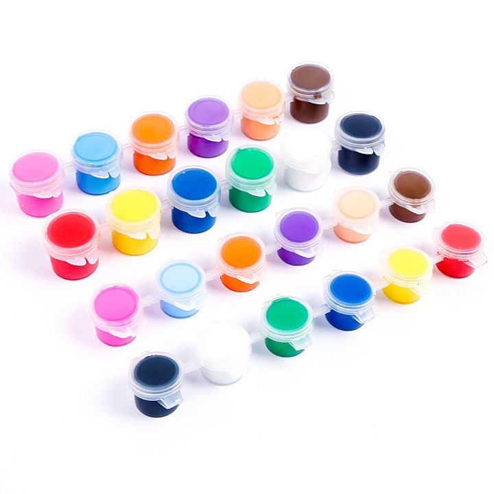 Plastové kelímky na barvy 6 x 6 ks | 10 ml plastové kelímky na barvy