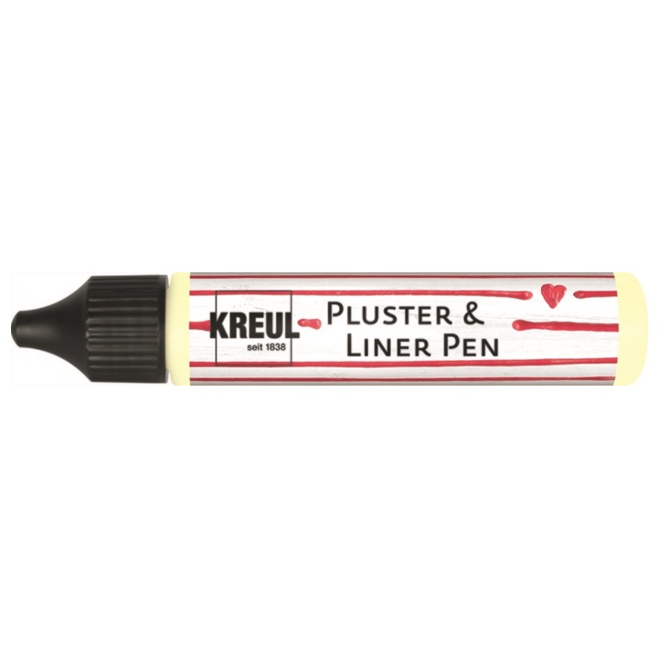 Plustrovací pero PicTixx Pluster a LinerPen / různé odstíny | Glow Yellow Hobby Line