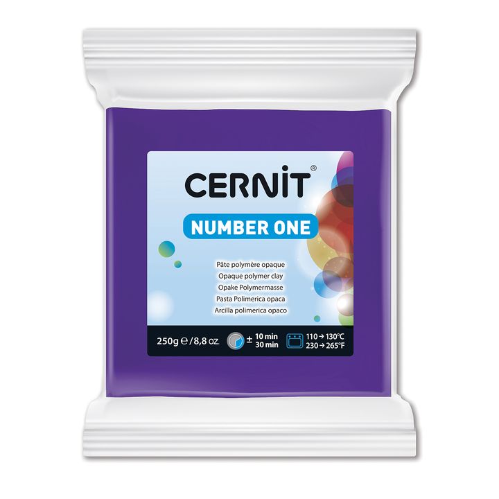 Polymer CERNIT NUMBER ONE 250 g | purple modelovací hmota