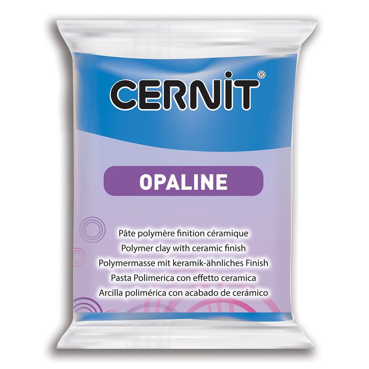 Polymer CERNIT OPALINE 56 g | Blue modelovací hmota