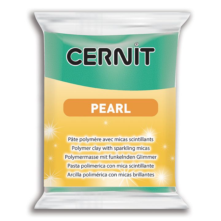 Polymer CERNIT PEARL 56 g | Green modelovací hmota