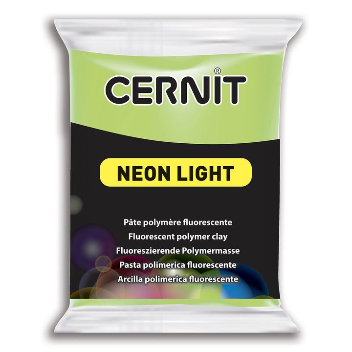 Polymer NEON LIGHT 56 g | Green modelovací hmota