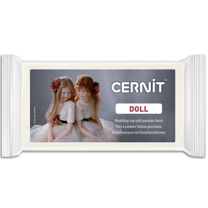 Polymerová hmota CERNIT DOLL 500 g | White modelovací hmota