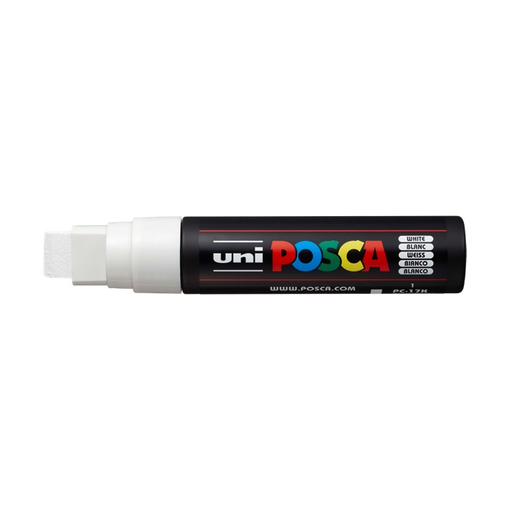 Popisovač UNI POSCA PC-17K 15 MM | white (1) dekorativní fix