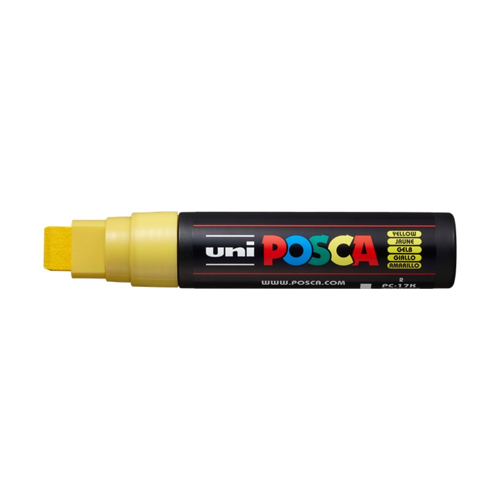 Popisovač UNI POSCA PC-17K 15 MM | Yellow (2) dekorativní fix