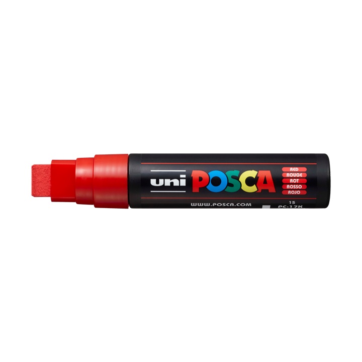 Popisovač UNI POSCA PC-17K 15 MM | red (15) dekorativní fix