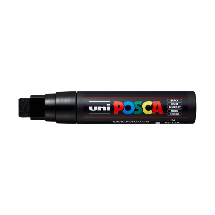 Popisovač UNI POSCA PC-17K 15 MM | Black (24) dekorativní fix