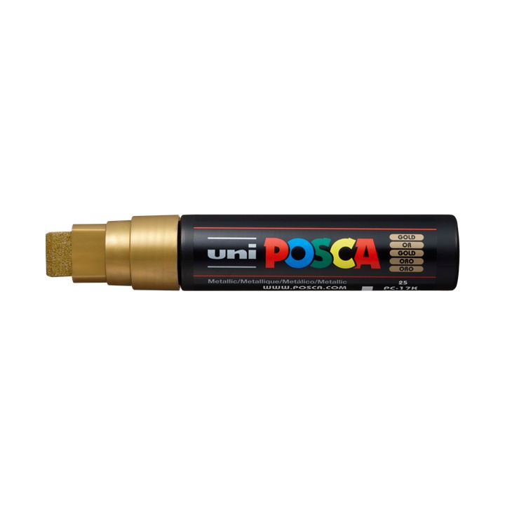 Popisovač UNI POSCA PC-17K 15 MM | golden (25) dekorativní fix