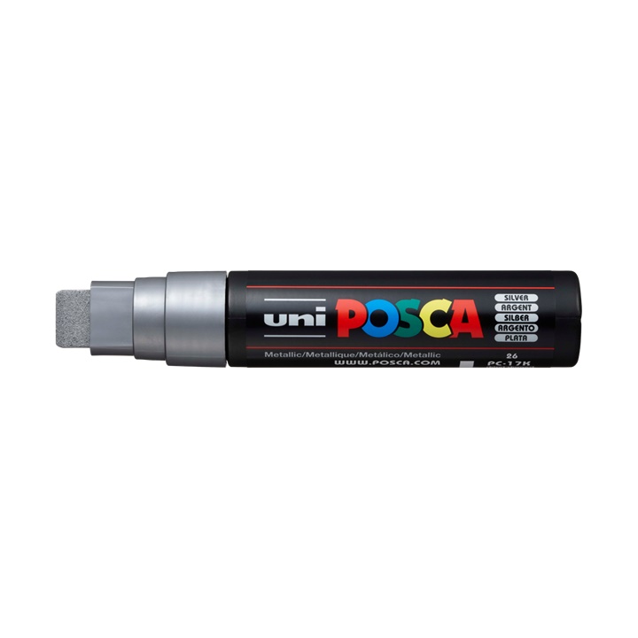 Popisovač UNI POSCA PC-17K 15 MM | silver (26) dekorativní fix