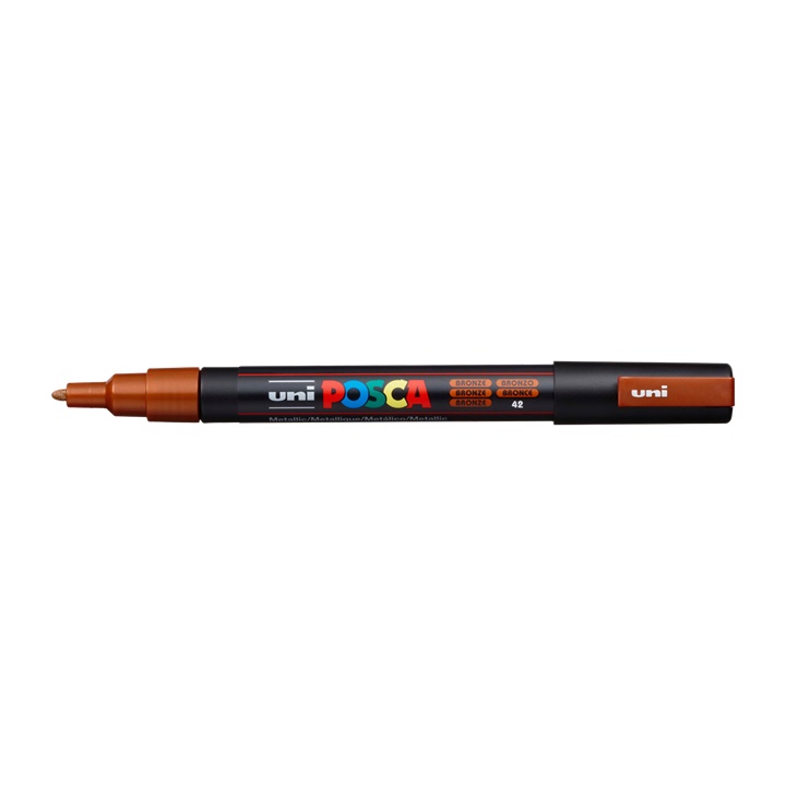 Popisovač UNI POSCA PC-3M 0.9 - 1.3 MM | bronze (42) dekorativní fix