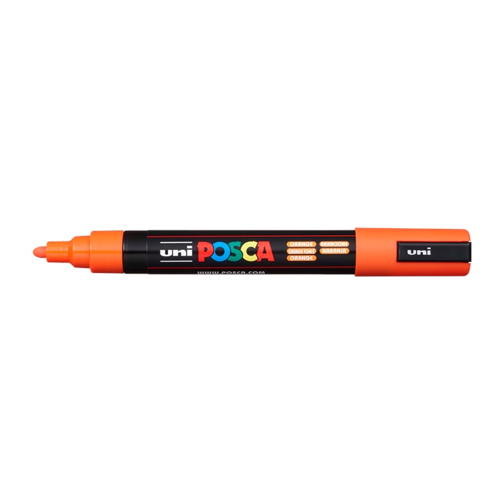 Popisovač UNI POSCA PC-5M 1.8 - 2.5 MM | orange (4) dekorativní fix