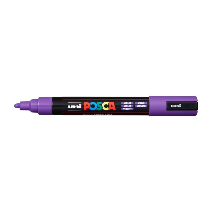 Popisovač UNI POSCA PC-5M 1.8 - 2.5 MM | purple (12) dekorativní fix