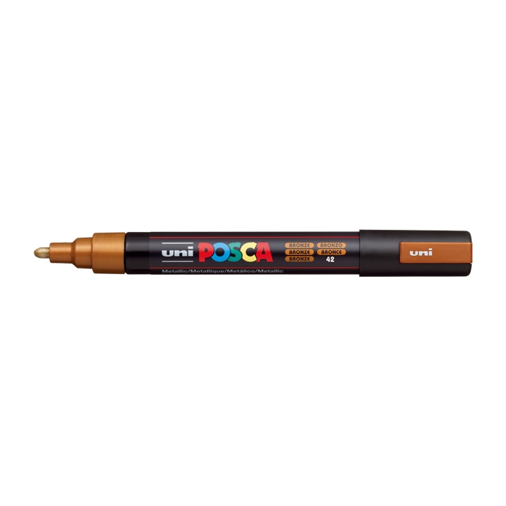 Popisovač UNI POSCA PC-5M 1.8 - 2.5 MM | bronze (42) dekorativní fix