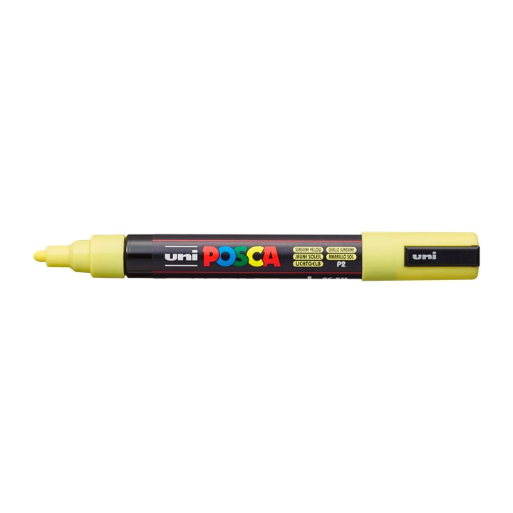 Popisovač UNI POSCA PC-5M 1.8 - 2.5 MM | pastel yellow (P2) dekorativní fix