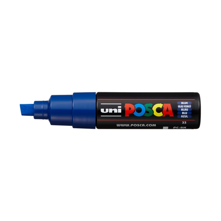 Popisovač UNI POSCA PC-8K 8 MM | blue (33) dekorativní fix