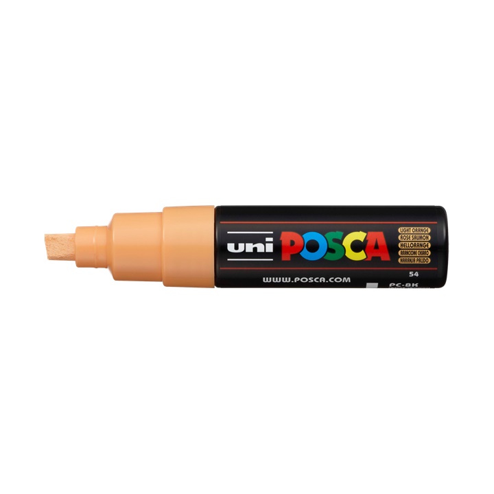 Popisovač UNI POSCA PC-8K 8 MM | light orange (54) dekorativní fix