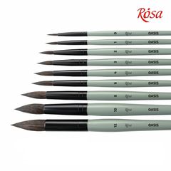 ROSA OASIS 188 Přírodní kulatý kartáč | Různé velikosti