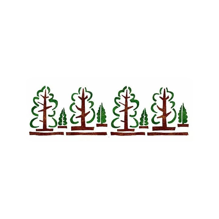 Levně Šablona XL Forest 22x67 cm