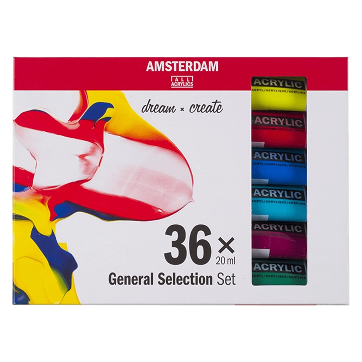 Sada akrylových barev AMSTERDAM dream and create 36 x 20 ml sada akrylových barev Royal Talens
