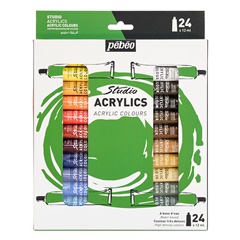 Sada akrylových barev Studio PEBEO 24 x 12 ml