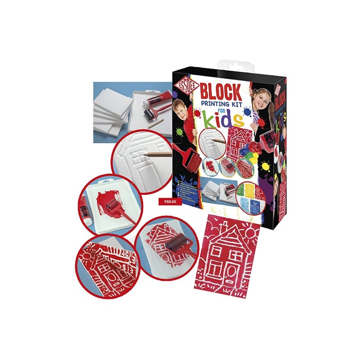 Sada pro děti na reliéfní tisk ESSDEE Souprava Essdee Block Printing Kit pro děti