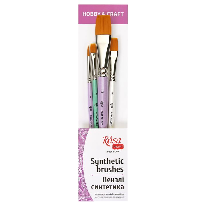 Sada štětců ROSA TALENT Hobby & Craft