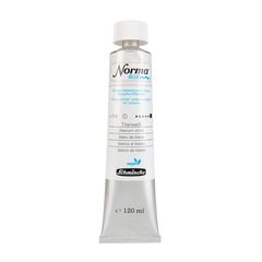 Schmincke Norma modré olejové barvy 120 ml | 114 titanová bílá