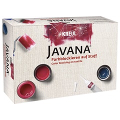 Set barev na textil s technikou blokování Javana KREUL
