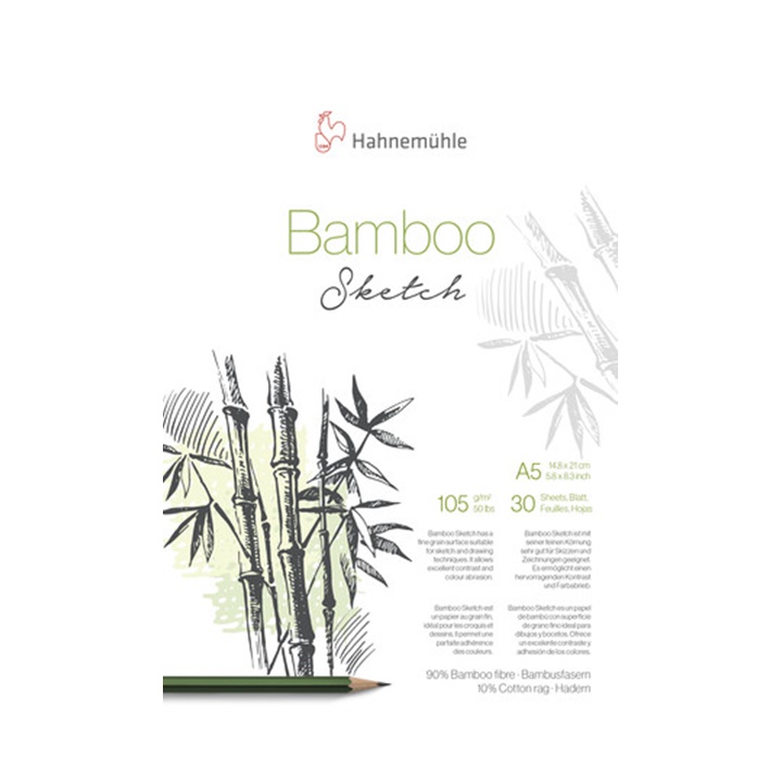 Skicovací podložka HAHNEMÜHLE BAMBOO SKETCH | A5 skicář na kreslení