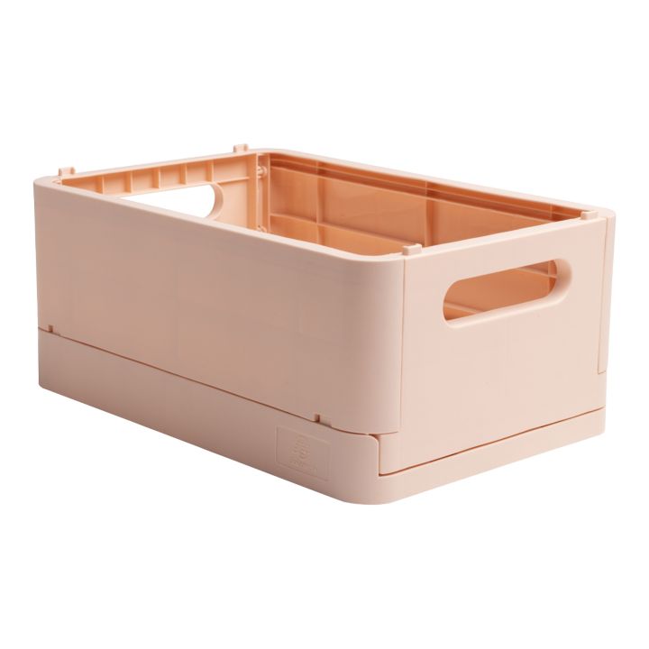 Skládací úložný box SKANDI Recycled PP MIDI | salmon
