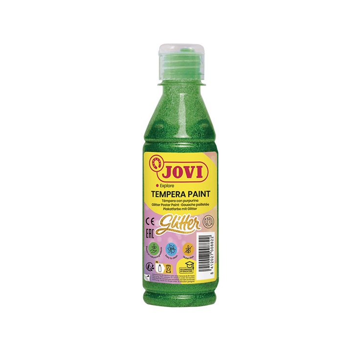 Tekutá třpytivá temperová barva JOVI 250 ml | Green temperové barvy JOVI