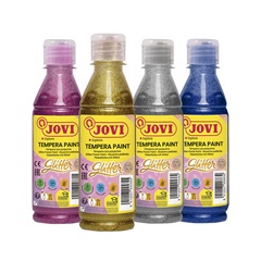 Tekutá třpytivá temperová barva JOVI 250 ml | různé odstíny