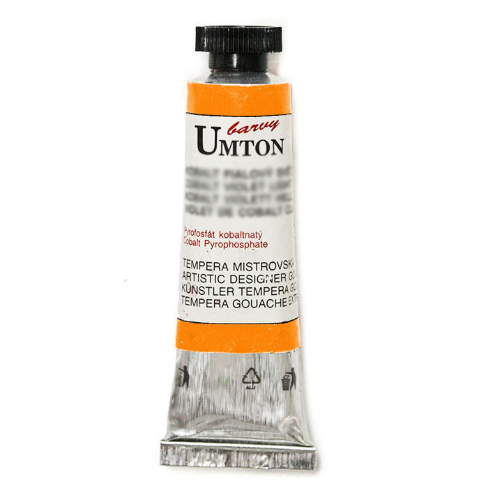 Temperová barva UMTON - Cadmium orange light 16ml temperová barva UMTON