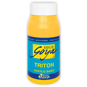 Akrylová barva Solo Goya TRITON 750 ml - Cadmium Yellow akrylové barvy