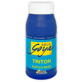 Akrylová barva Solo Goya TRITON 750 ml - Ultramarine Blue akrylové barvy