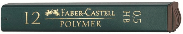 Tuhy grafitové polymer 0.5 mm / HB Faber Castel - Tuhy do mechanické tužky Faber Castell - Tuhy do mechanické tužky