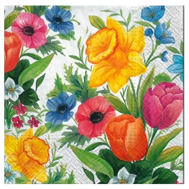 Ubrousky na dekupáž Spring Meadow - 1 ks